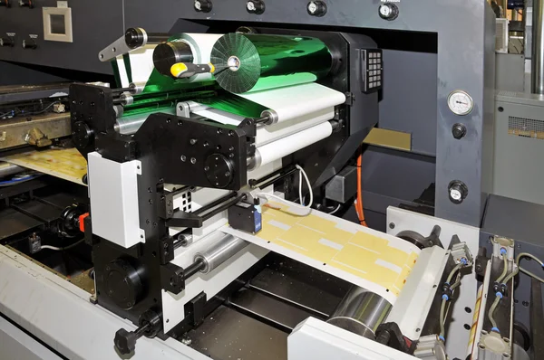 Imprenta industrial: Impresión flexográfica — Foto de Stock