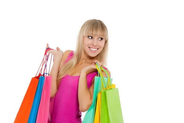 Mujer de compras — Foto de Stock