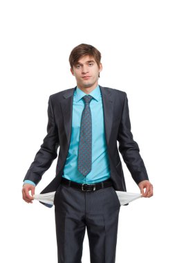 Young businessman clipart