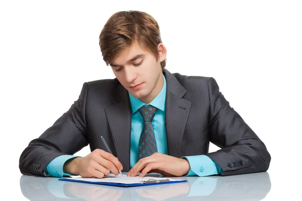 Joven hombre de negocios — Foto de Stock