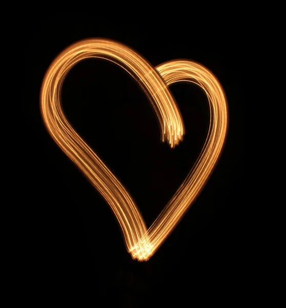 Καρδιά από φως. — Φωτογραφία Αρχείου