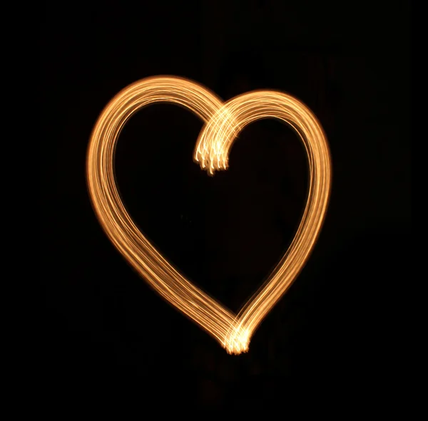 Heart from light. — Stock Photo, Image