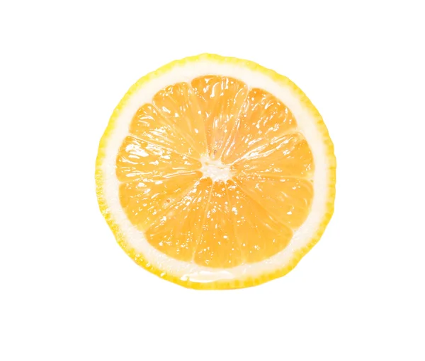 Half of lemon, isolated. — Stock Photo, Image