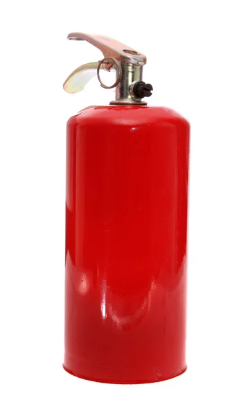 stock image Red fire extinguisher, isolated.