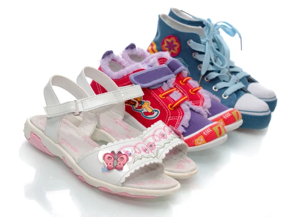 Školky obuv. — Stock fotografie