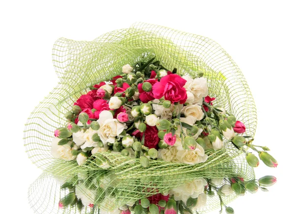 Bouquet virágok, elszigetelt. — Stock Fotó