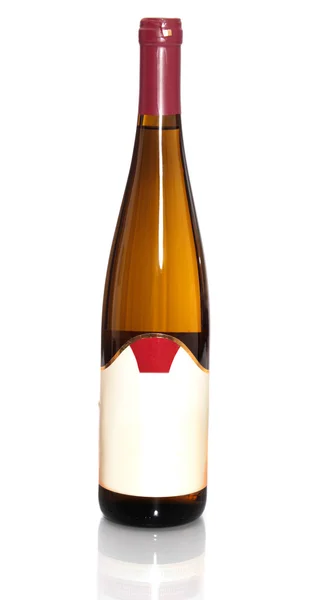 Bottle wine, isolated. — Stock Photo, Image