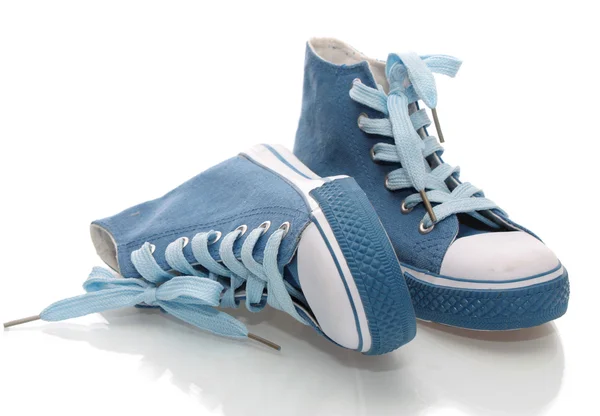 Sapatos de ginástica infantil . — Fotografia de Stock