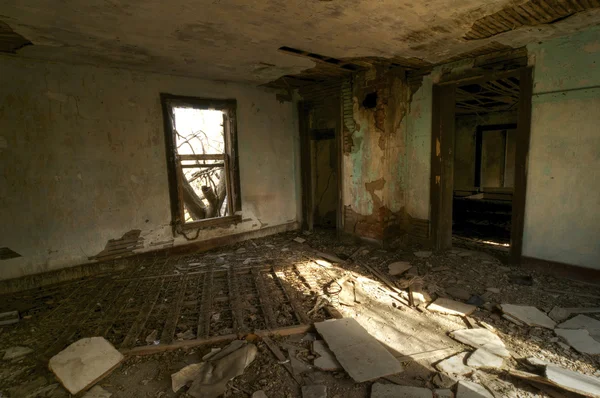 Εγκαταλελειμμένο υπνοδωμάτιο — Φωτογραφία Αρχείου