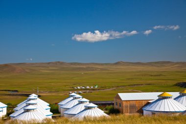 Yurt - Nomad's tent is the national dwelling of Inner Mongolia .