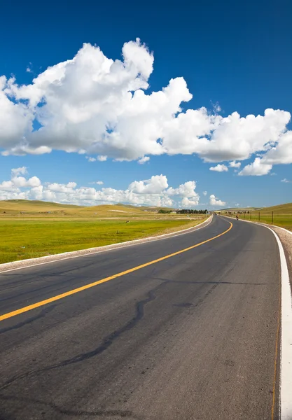 La route du pré . — Photo