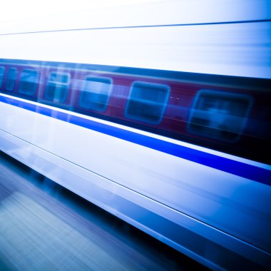 Train motion blur clipart