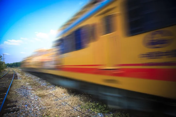 Sfocatura movimento treno — Foto Stock