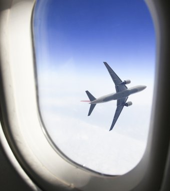 Airplane window clipart