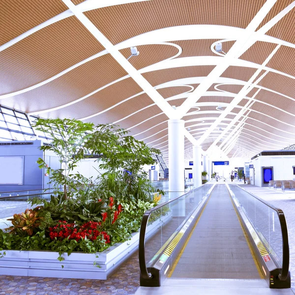Interior of airport — Stock Photo, Image
