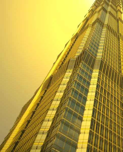 Famous buildings - jin mao tower shanghai — Stock Photo, Image