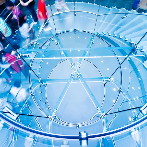 Escalera de cristal moderna —  Fotos de Stock