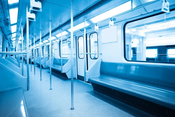 Interior del tren subterráneo —  Fotos de Stock