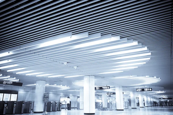 Antecedentes comerciales de la estación de metro —  Fotos de Stock