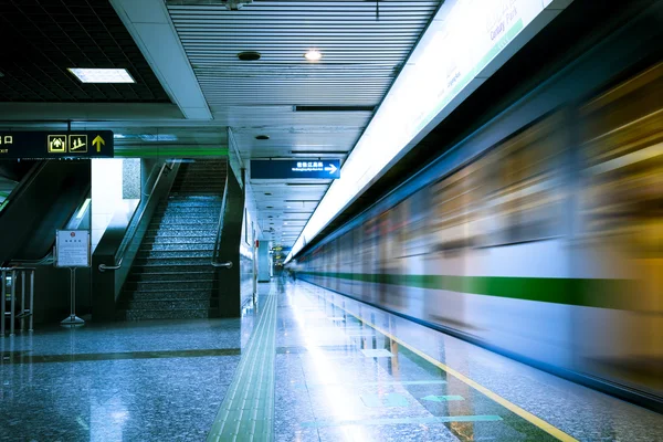 Train motion blur — Stock Photo, Image