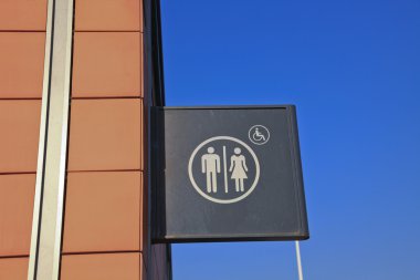 Sign of toilet clipart