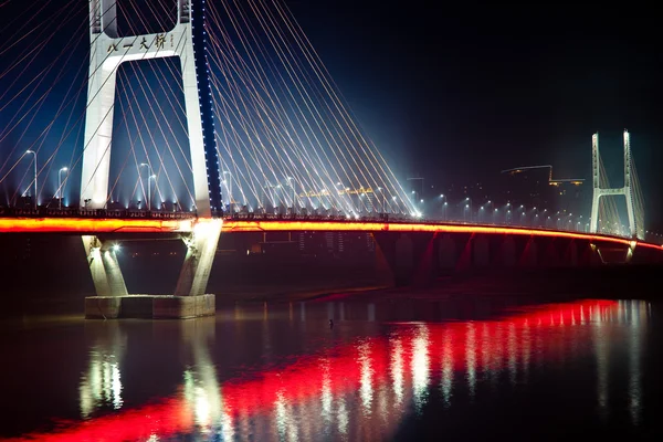 Noite ponte — Fotografia de Stock