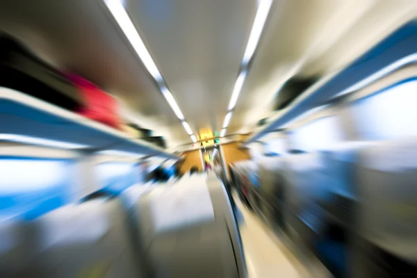 Interior of train — Stock Photo, Image