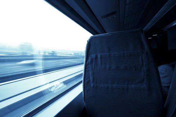 Interieur van de trein — Stockfoto