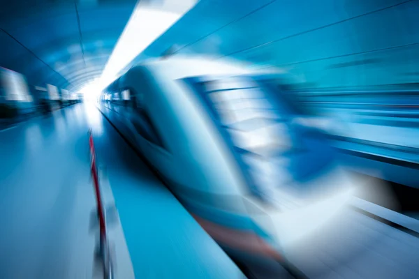 Train motion blur — Stock Photo, Image