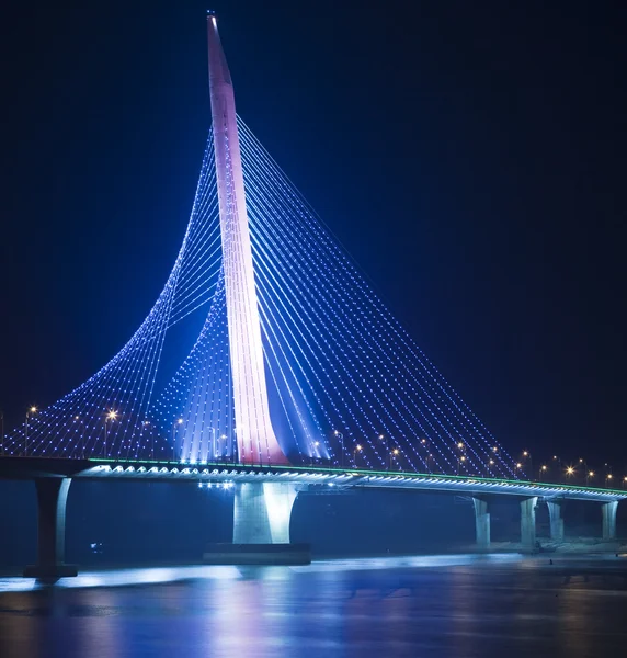 Νύχτα γέφυρας — Φωτογραφία Αρχείου