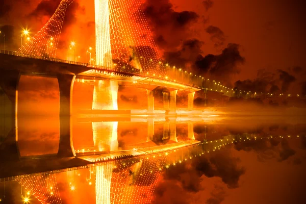 Köprü Gecesi — Stok fotoğraf