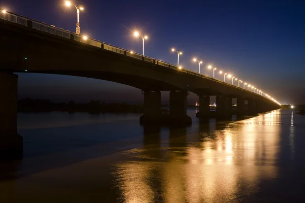 stock image Bridge night