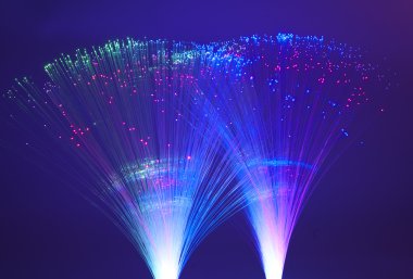 Fiber optik resim ayrıntılarını ve ışık efektleri ile