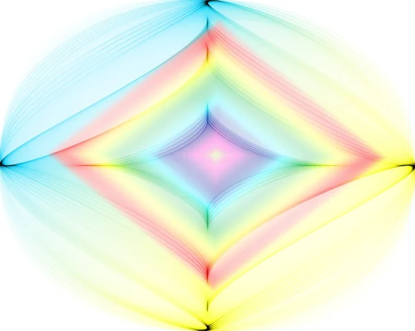 Abstracte achtergrond van magische barsten met stralen van licht — Stockfoto
