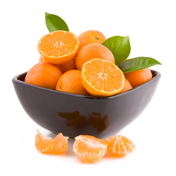 Tangerine ina egy tál — Stock Fotó