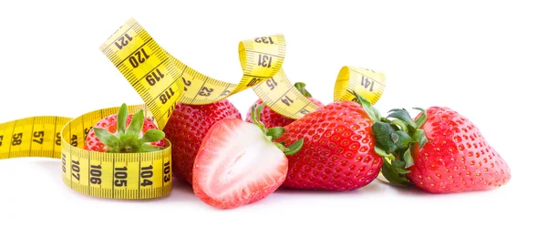 Fit strawberries fruits — Stock Photo, Image