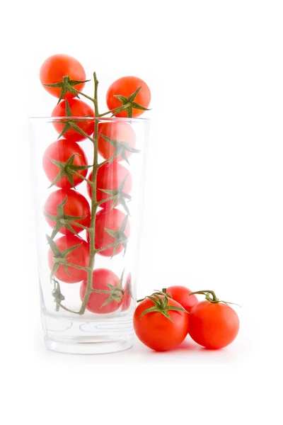 Tomatoes in a glass — Stock Photo, Image