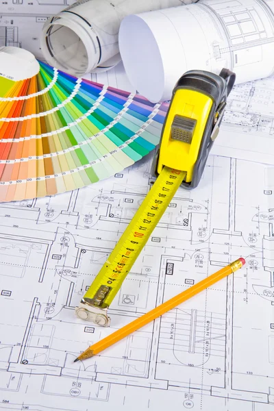 Architectural drawing — Stock Photo, Image