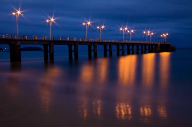 Pier in Porto Santo clipart