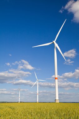 Windmills in crop clipart