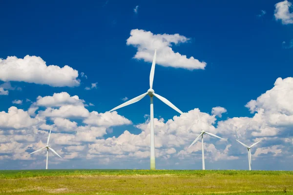 Windmills with clouds — Stock Photo, Image