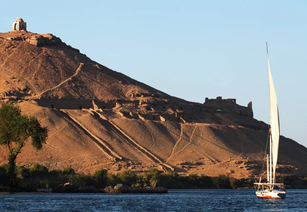 Sailboat on the Nile — Stock Photo, Image