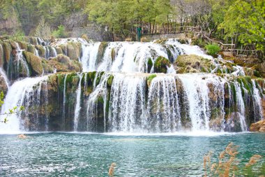 şelale krka Nehri üzerinde