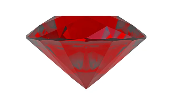 Roter Diamant Rubin — Stockfoto