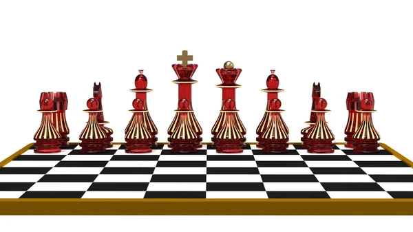 Figuras de xadrez — Fotografia de Stock