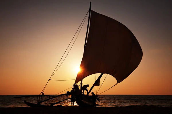 Barca in Sri Lanka — Foto Stock