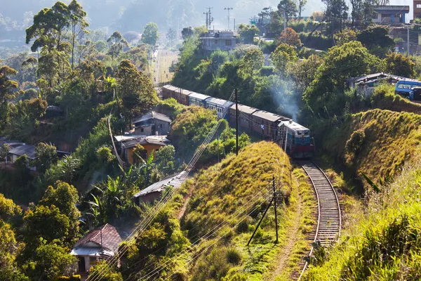 Estrada de ferro no Sri Lanka — Fotografia de Stock