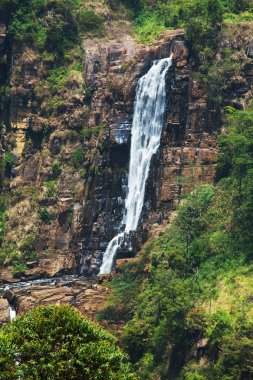 şelale üzerinde sri lanka