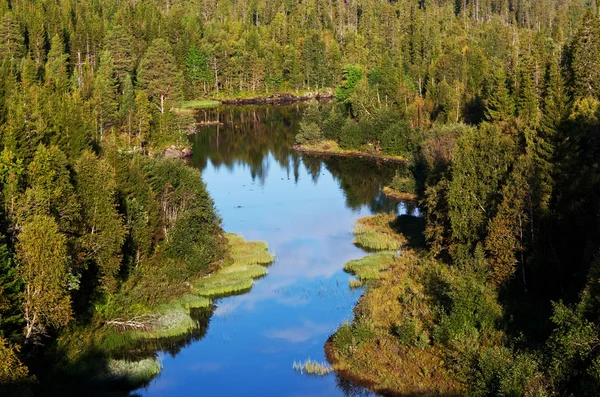 푸른 호수 — 스톡 사진