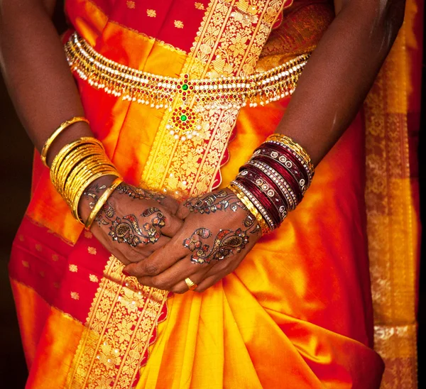 Bröllop händer — Stockfoto